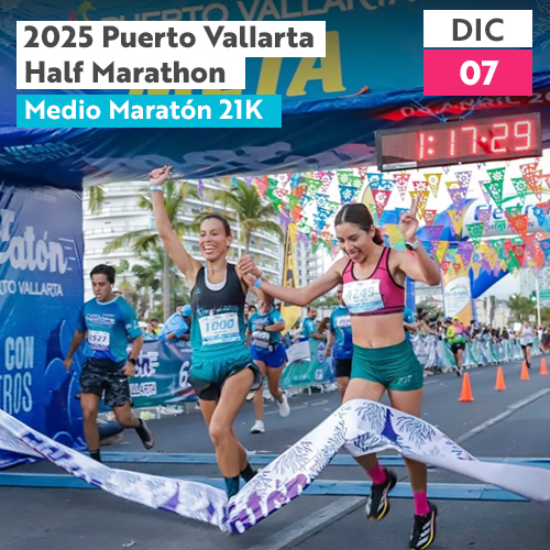 Medio Maratón 21K Puerto Vallarta 2025