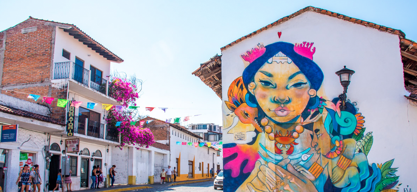 Puerto Vallarta se ha llenado de las obras de diversos artistas urbanos