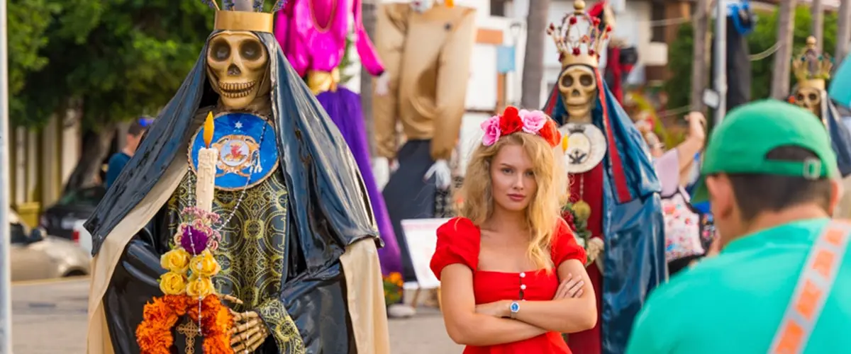 Day of the Dead celebration on the Malecón in Puerto Vallarta.