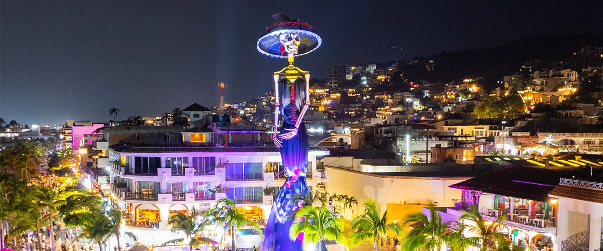 The tallest Catrina in Puerto Vallarta